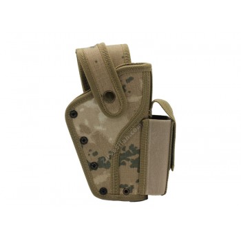Jandarma Yedek Şarjörlü Vidalı Sallama Silah Kılıfı Jandarma Yedek Şarjörlü Vidalı Sallama Silah Kılıfı