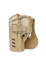 Black Grips Sarsılmaz Sar9 & Sar9 Mete Taktik Polimer Tabanca Kılıfı Sol El Bej - Görsel 3