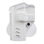 Black Grips Sarsılmaz Sar9 & Sar9 Mete Taktik Polimer Tabanca Kılıfı Sol El Beyaz