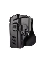 Black Grips Sarsılmaz Sar9 & Sar9 Mete Taktik Polimer Tabanca Kılıfı Sol El Siyah - Görsel 3