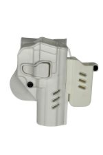 Black Grips Beretta F92 Taktik Polimer Tabanca Kılıfı Şarjörlüklü Beyaz