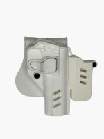 Black Grips Browning 14’lü Taktik Polimer Tabanca Kılıfı Şarjörlüklü Beyaz