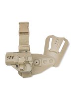 Black Grips Canik Mete Taktik Polimer Alçak Taşıma Tabanca Kılıfı Sol El Bej - Görsel 3