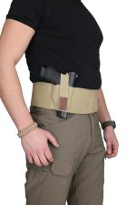 Black Grips Özel Petek Dokuma Premium Korse Tabanca Kılıfı - Bej - Görsel 3