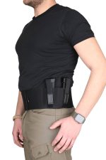 Black Grips Özel Petek Dokuma Premium Korse Tabanca Kılıfı - Siyah - Görsel 4