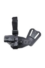 Black Grips Sarsılmaz Sar9 & Sar9 Mete Taktik Polimer Alçak Taşıma Tabanca Kılıfı Sol El Siyah - Görsel 3