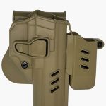 Black Grips Zigana Zig 14 Taktik Polimer Tabanca Kılıfı Şarjörlüklü Bej